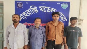 শাহরাস্তিতে মাদক ও পরোয়ানাভুক্তসহ ২৪ ঘণ্টায় ৪ জন গ্রেফতার