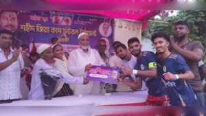 তরুণদের মাদক ও সামাজিক অবক্ষয় থেকে দূরে রাখতে খেলাধুলার বিকল্প নেই : আলহাজ্ব মোঃ মোশাররফ হোসাইন