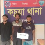 কচুয়ায় গাঁজা ও ইয়াবাসহ তিনজন গ্রেপ্তার