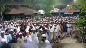 সড়ক দুর্ঘটনায় নিহত খাইরুজ্জামান পিপলের জানাজা সম্পন্ন