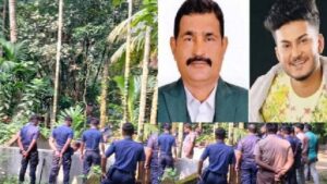 চাঁদপুরে কবর থেকে সেলিম খান ও ছেলে শান্ত খানের মরদেহ উত্তোলন